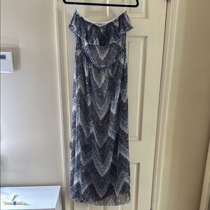 No Boundaries Strapless Sundress